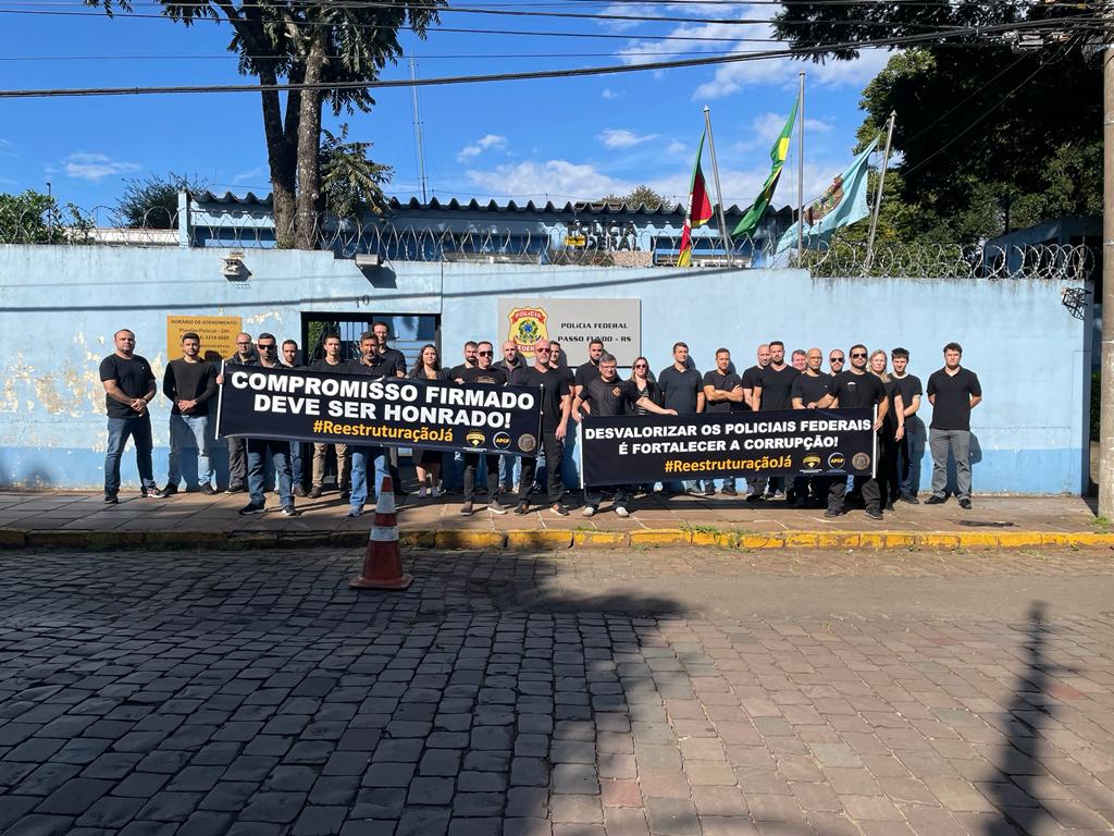 Servidores da Polícia Federal realizam ato nacional por valorização nesta quinta-feira