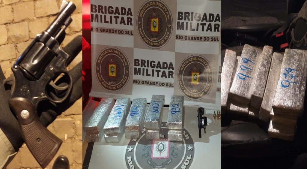Brigada Militar prende traficante e apreende droga e arma em Tapejara