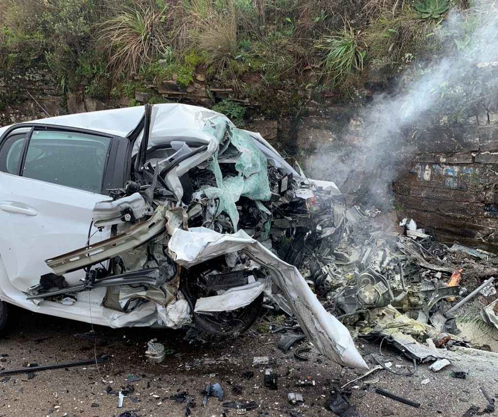 Grave acidente é registrado na BR-285 no trevo de acesso a Ciríaco