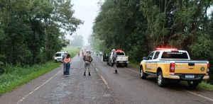 1°BRBM atua em controle de trânsito para evento esportivo em Ajuricaba