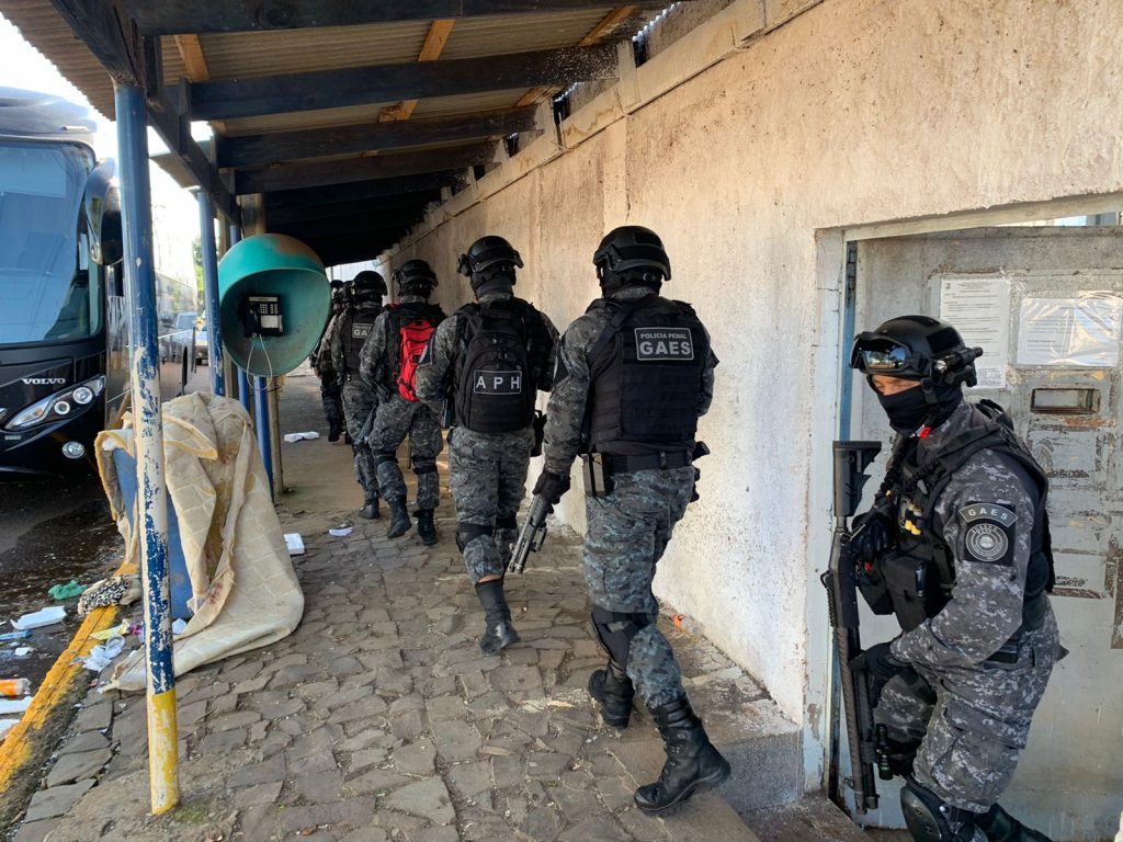 Polícia Penal realiza revista no Presídio Regional de Passo Fundo