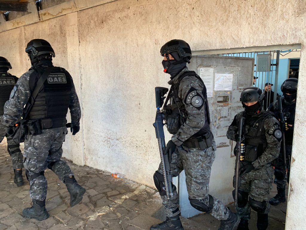 Polícia Penal realiza revista no Presídio Regional de Passo Fundo