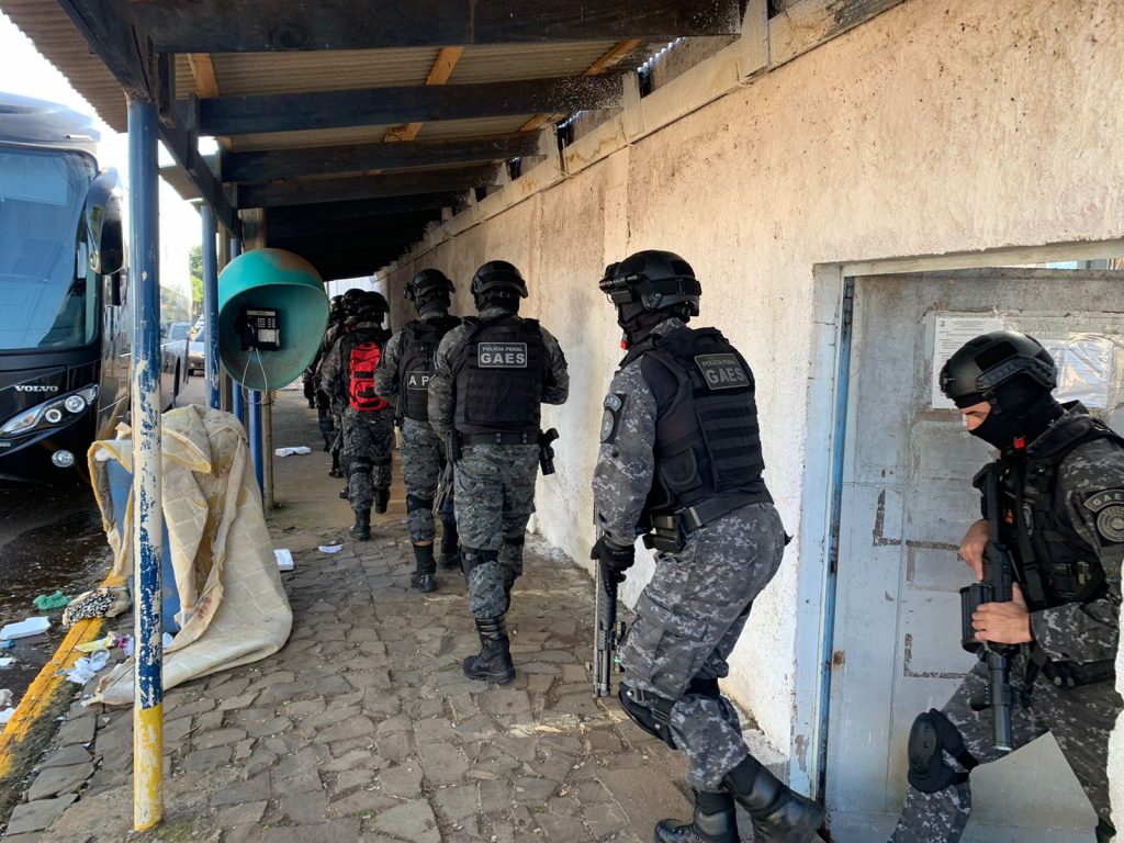 Polícia Penal realiza revista no Presídio Regional de Passo Fundo
