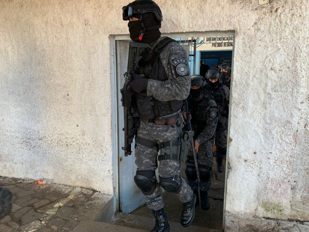 Polícia Penal realiza revista no Presídio Regional de Passo Fundo
