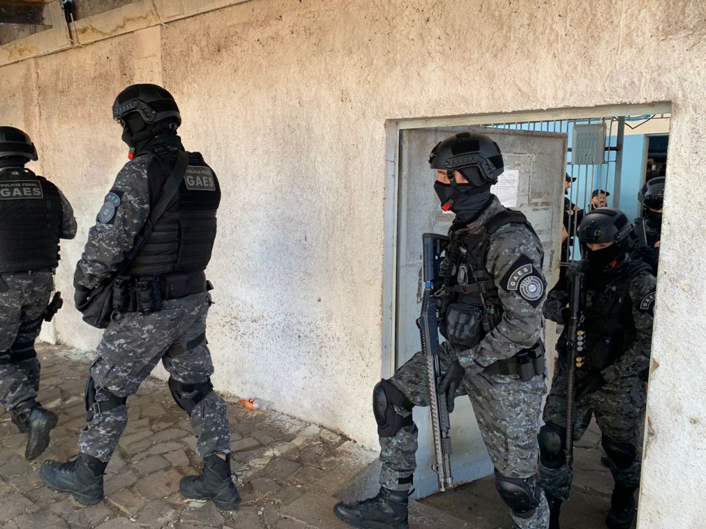 Polícia Penal realiza revista no Presídio Regional de Passo Fundo