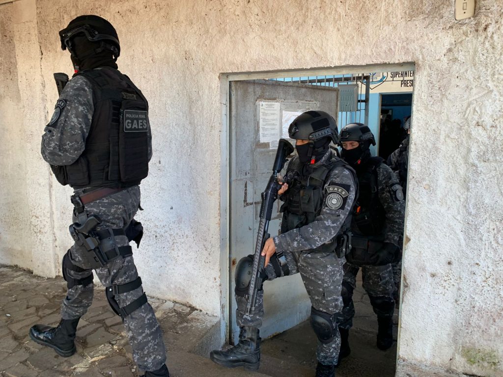 Polícia Penal realiza revista no Presídio Regional de Passo Fundo