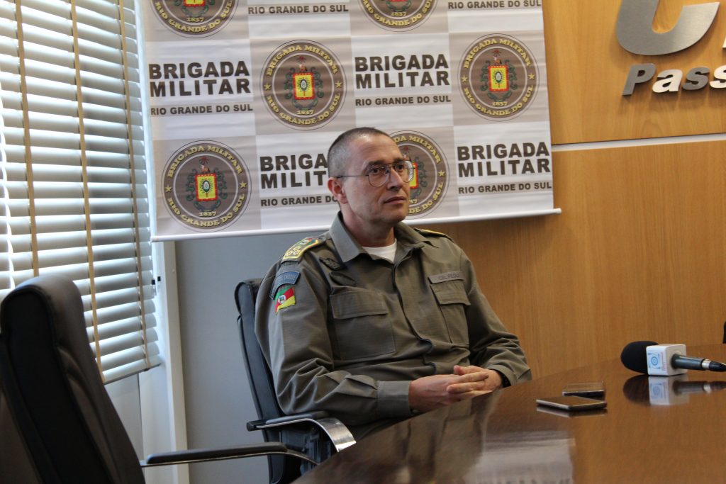 Comando da Brigada Militar se reúne na CDL Passo Fundo