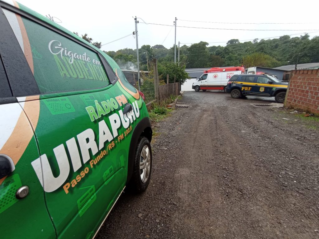 Perseguição policial termina em fugitivo baleado em Passo Fundo
