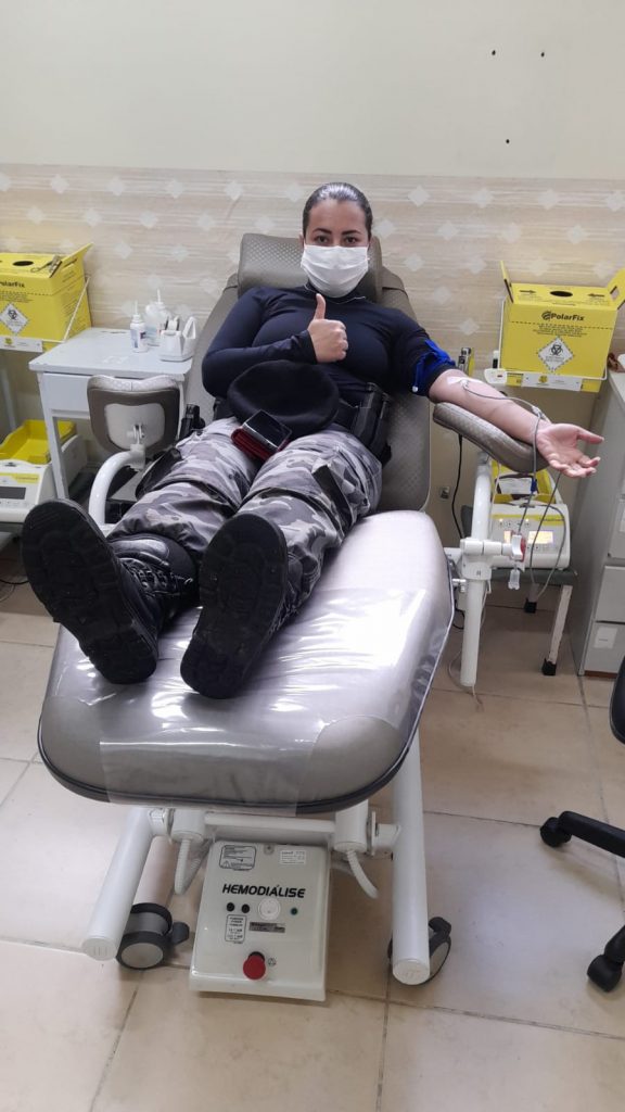 Força Tática realiza doações de sangue em Passo Fundo