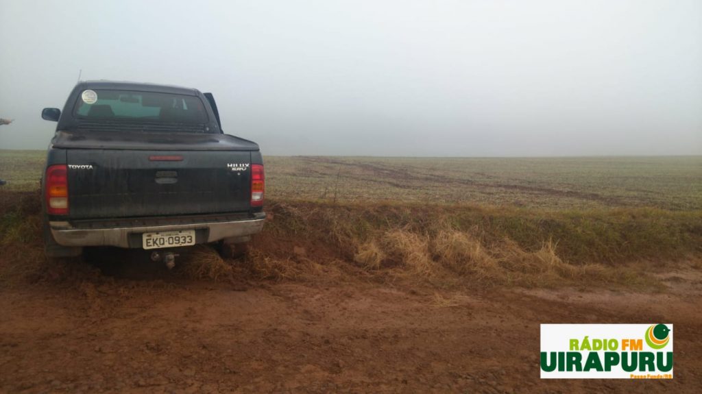 BM recupera caminhonete levada em assalto no Centro de Ernestina