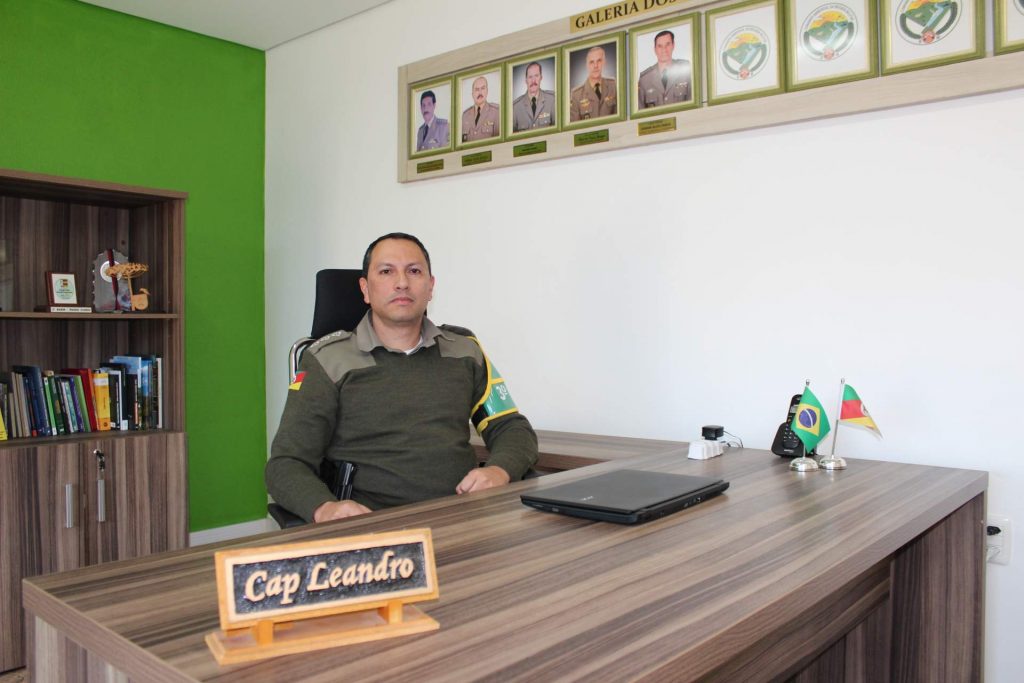 Capitão Leandro é o novo comandante do 3° Batalhão Ambiental da Brigada Militar