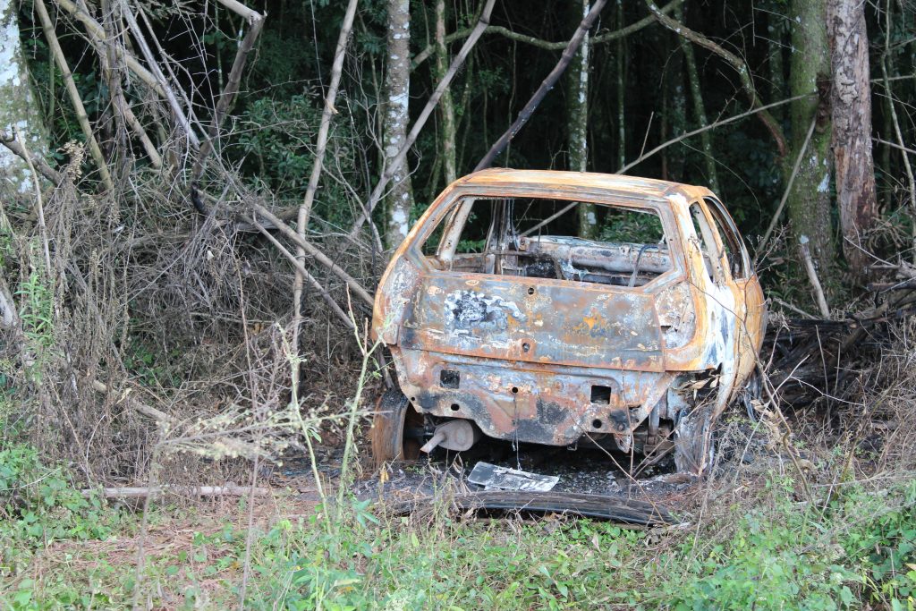 Identificado cadáver carbonizado em veículo na Transbrasiliana