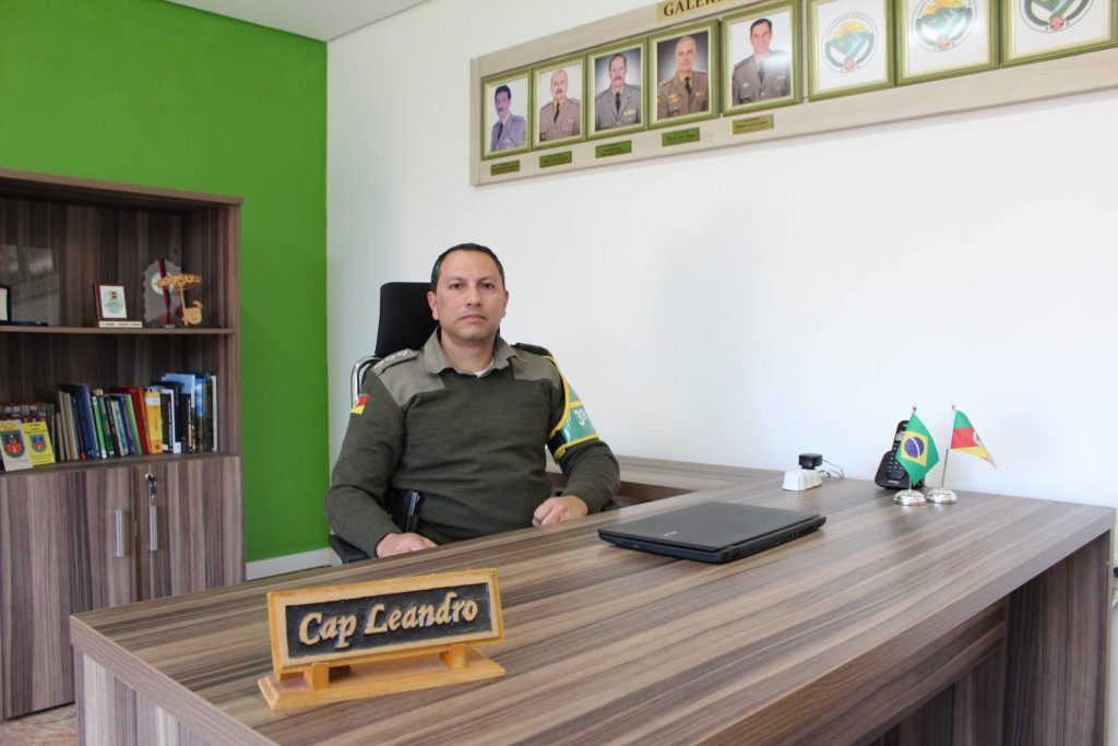 Capitão Leandro é o novo comandante do 3° Batalhão Ambiental da Brigada Militar