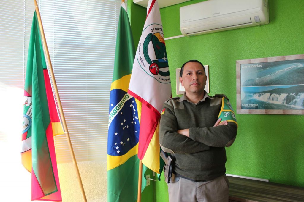 Capitão Leandro é o novo comandante do 3° Batalhão Ambiental da Brigada Militar