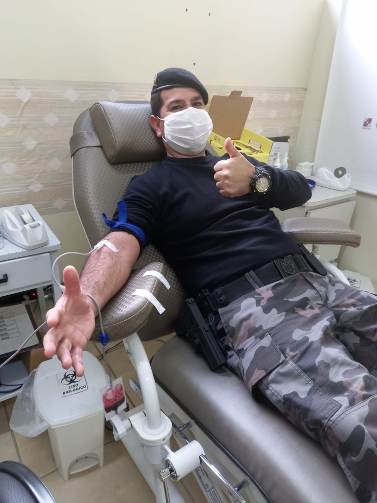 Força Tática realiza doações de sangue em Passo Fundo