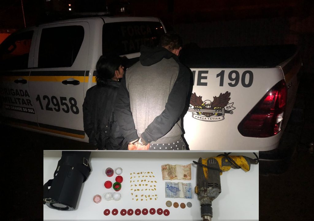 Força Tática prende indivíduo com pedras de crack na Vila Rodrigues