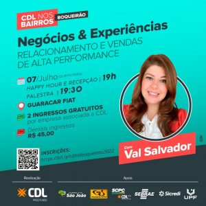 CDL nos Bairros - edição Boqueirão acontece nesta quinta-feira