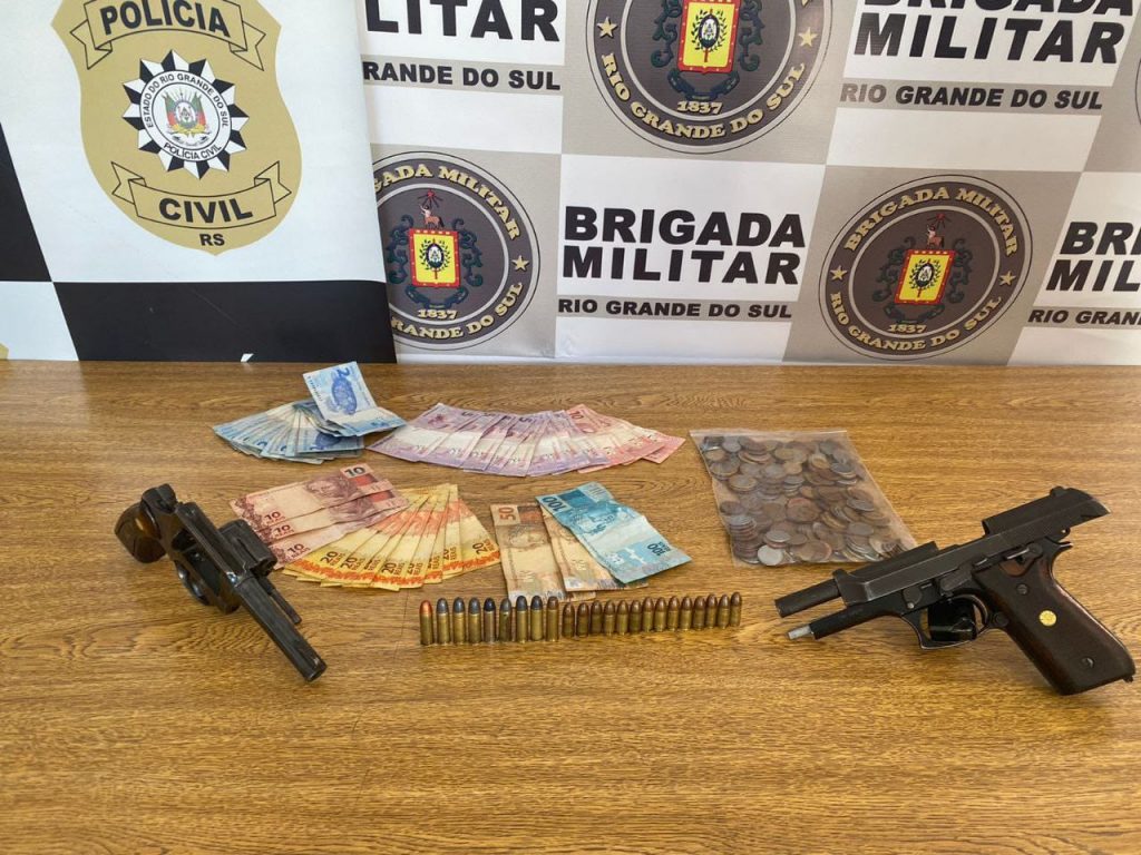 BM e PC prendem um homem e apreendem um adolescente por roubo a mercado em Nonoai