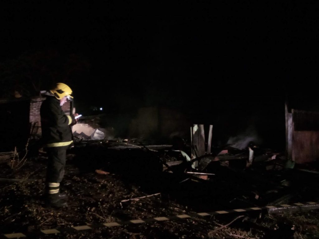Incêndio com vítima fatal