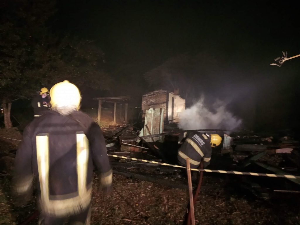 Incêndio com vítima fatal