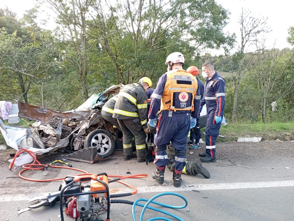 URGENTE: grave acidente é registrado na BR 285 em Passo Fundo