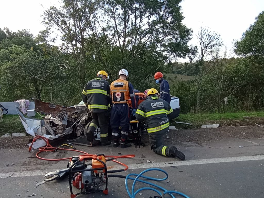 URGENTE: grave acidente é registrado na BR 285 em Passo Fundo