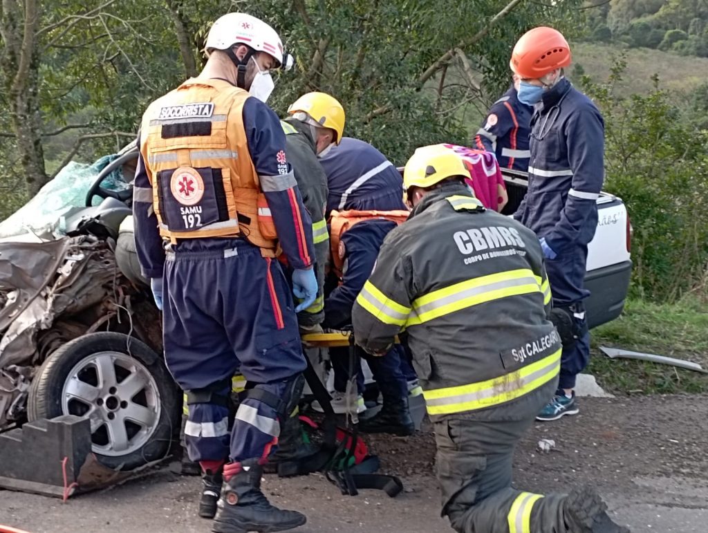 URGENTE: grave acidente é registrado na BR 285 em Passo Fundo
