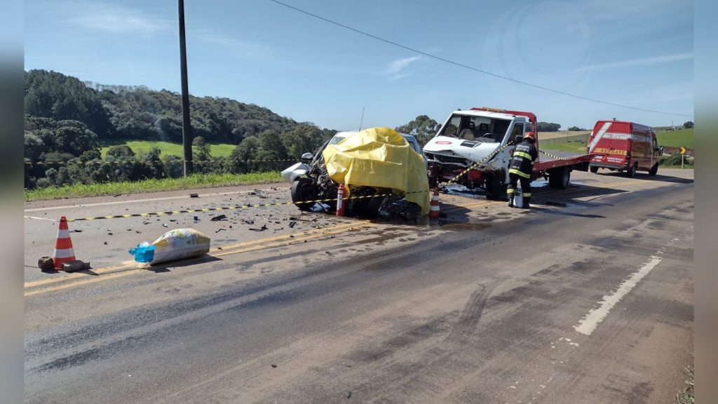 Colisão frontal resulta em uma pessoa morta no trecho Tapejara/Ibiaçá