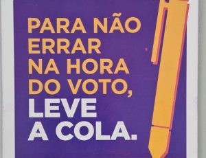 Cartório Eleitoral disponibiliza colas gratuitas para o dia da votação