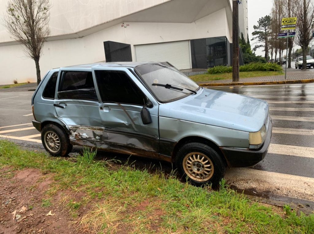Acidente de trânsito é registrado no Bairro Boqueirão em Passo Fundo